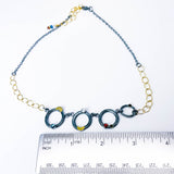 Multi Stone Multi Link Necklace - Keeper Of Ancient Wisdom Talisman