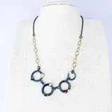 Multi Stone Multi Link Necklace - Keeper Of Ancient Wisdom Talisman