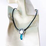 Sterling Silver Sea Glass Pearl Nest Necklace - Ophelia Talisman