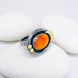 Sterling Silver Spiny Oyster Ring Size 9 1/2 - Tranquility Talisman