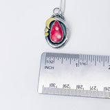 Sterling Silver Rhodochrosite Pendant - North Star Talisman