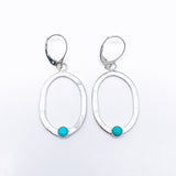 Sterling Silver Turquoise Earrings - Dangle Earrings