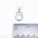 Sterling Silver Freshwater Pearl Pendant Necklace - Celestial Waters