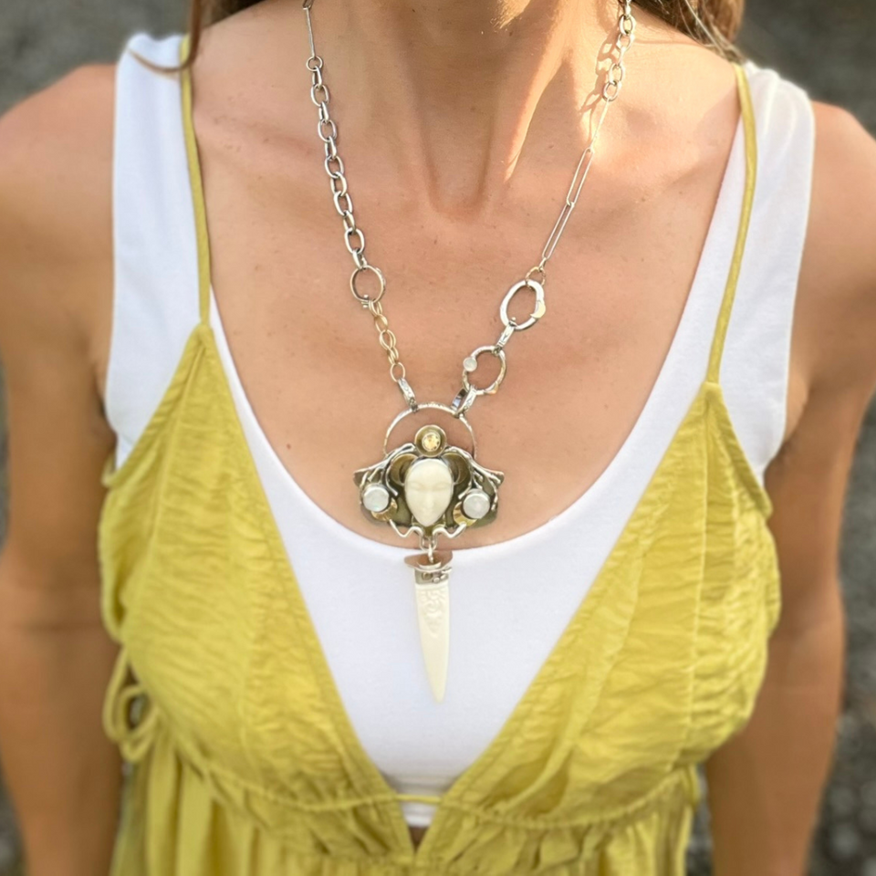 The Divine Feminine Statement Necklace