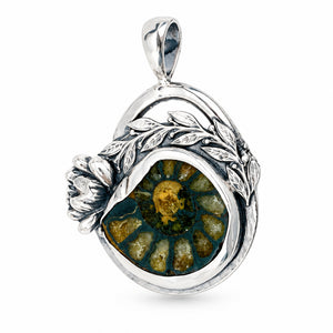 Ammonite Fossil Pendant