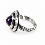 Sterling Silver Amethyst Forest Ring Size 8