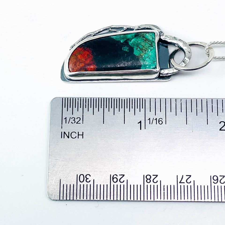 Sterling Silver Sonoran Sunrise Pendant - DawnsArtisanJewelry.com