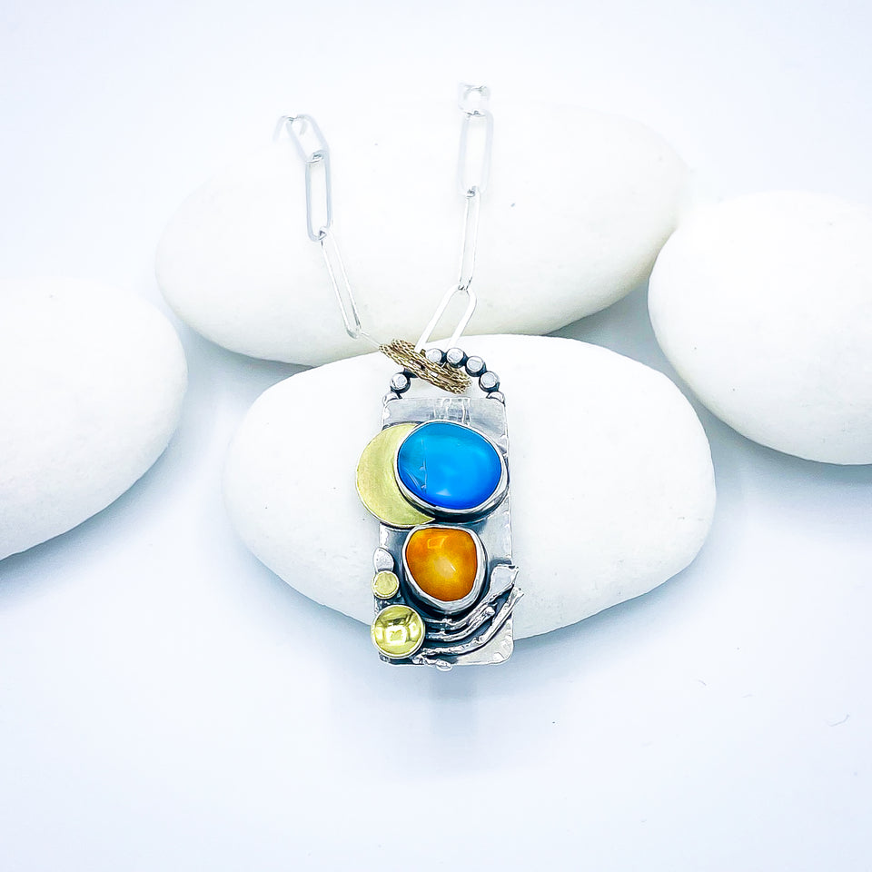 Aurora's Crescent Talisman Necklace 2