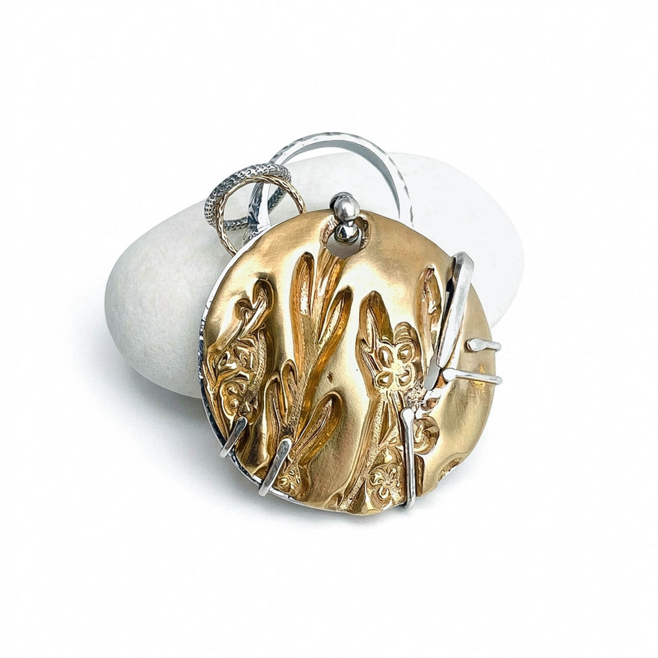 Bronze Cherry Blossom Necklace | Blossom Of Becoming Talisman