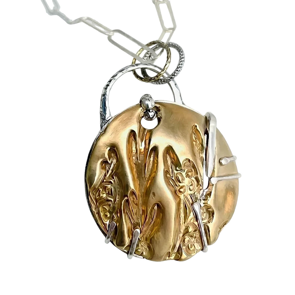 Bronze Cherry Blossom Necklace | Blossom Of Becoming Talisman
