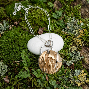 Bronze Cherry Blossom Necklace | Blossom Of Becoming Talisman