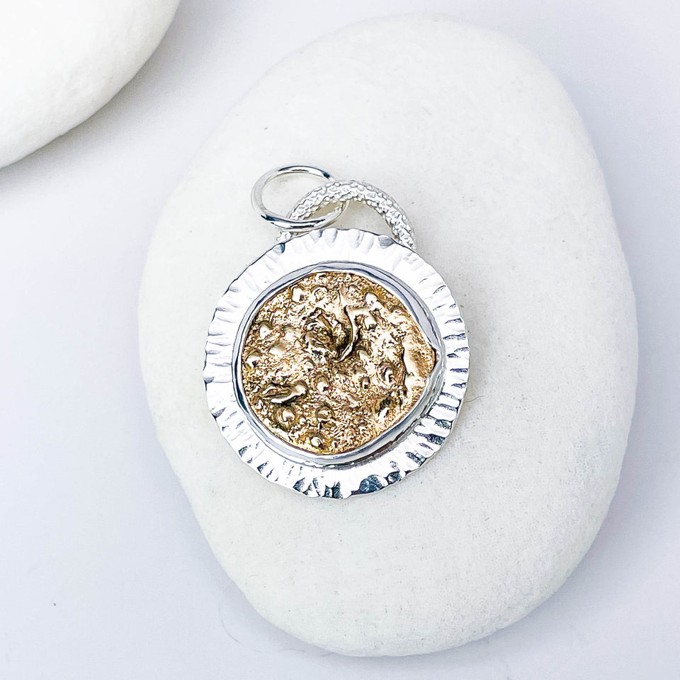 Bronze Sea Urchin Pendant