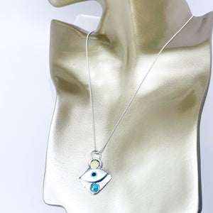 Evil Eye Pendant Necklace - Intuition Talisman