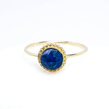 Gold Stackable Rings with Gemstones