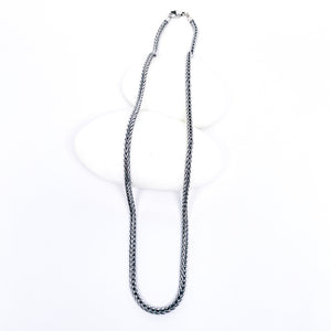 18" Sterling Silver Oxtail Chain