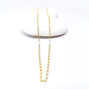 Gold Paper Clip Chains