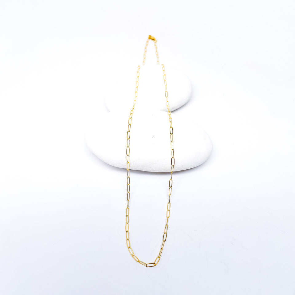 Gold Paper Clip Chains