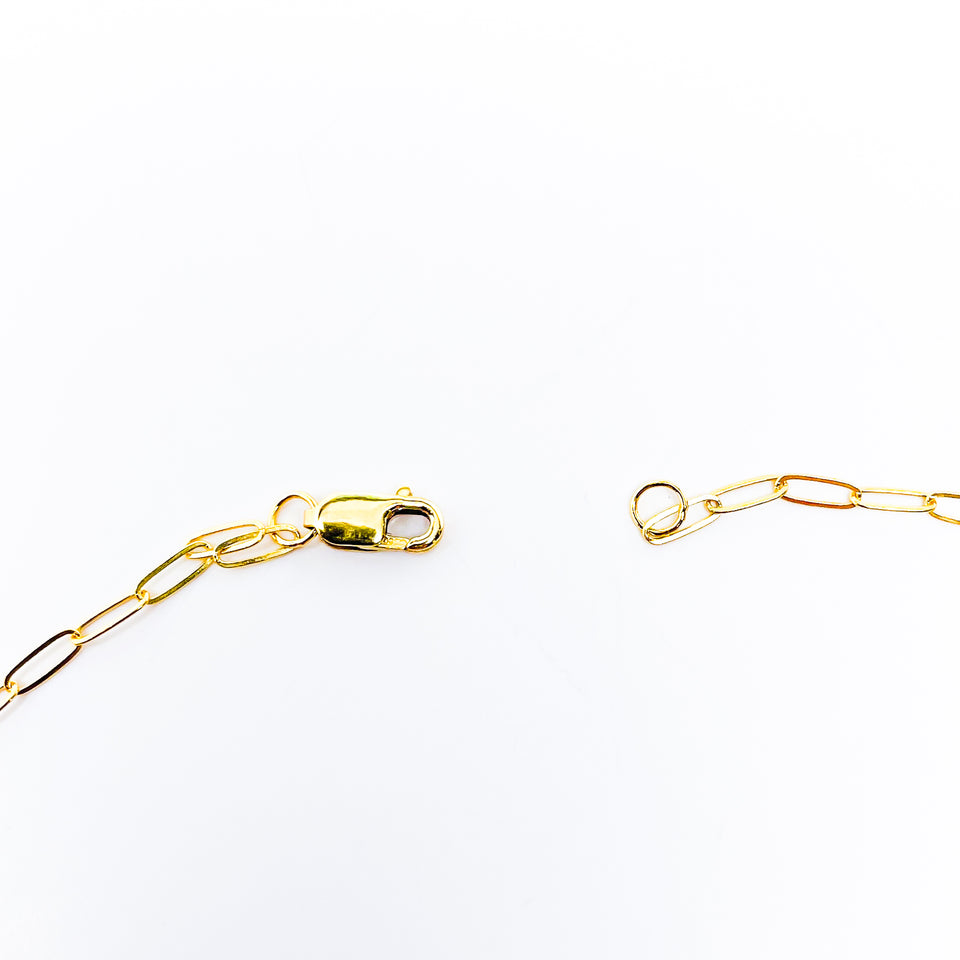 Gold Paper Clip Chains