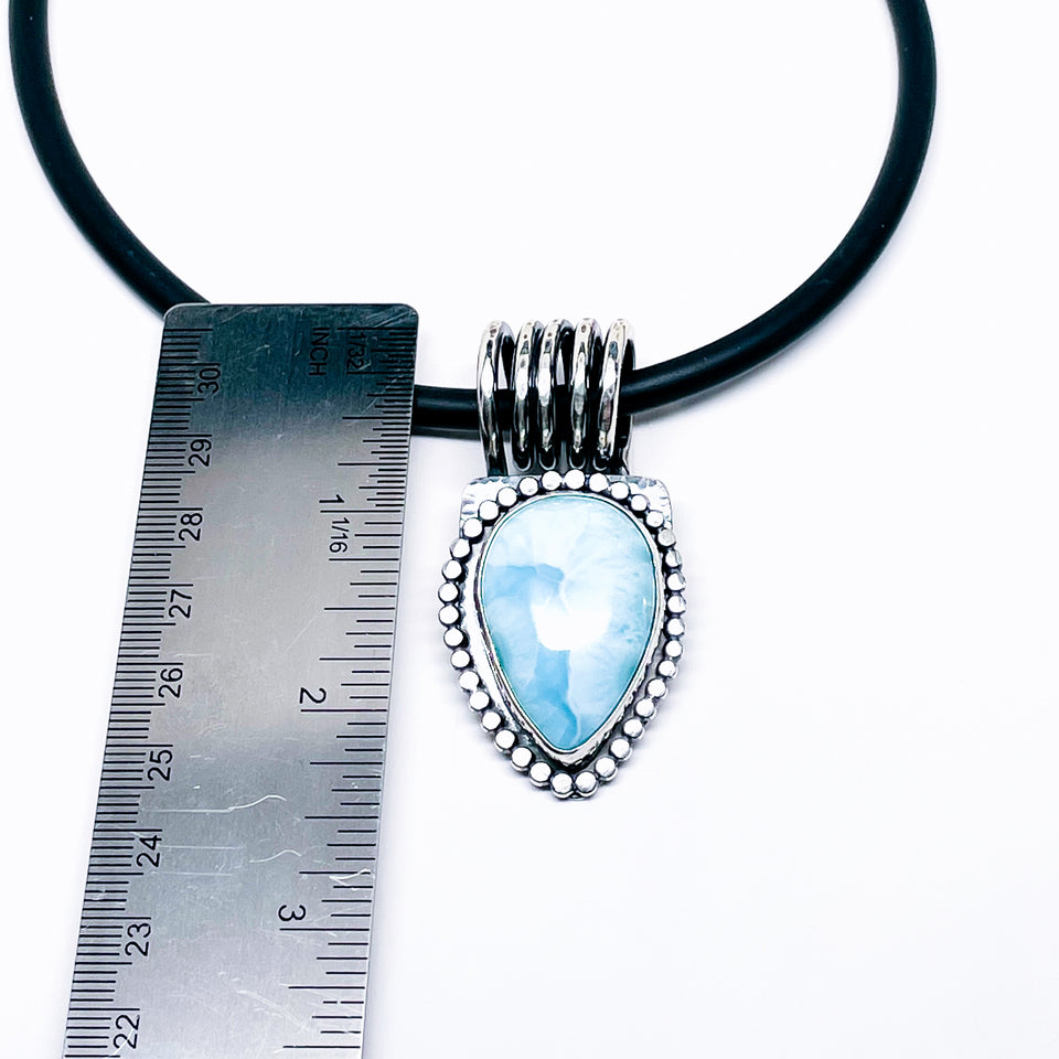 Larimar Pendant Necklace