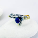 Lapis Lazuli Forest Spirit Ring Size 7.5