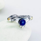 Lapis Lazuli Forest Spirit Ring Size 7.5