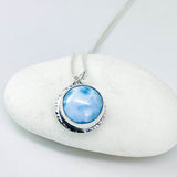 Larimar Pendant Necklace