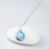 Larimar Pendant Necklace