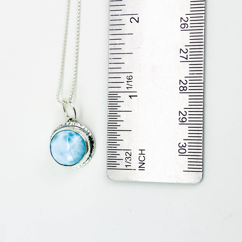 Larimar Pendant Necklace