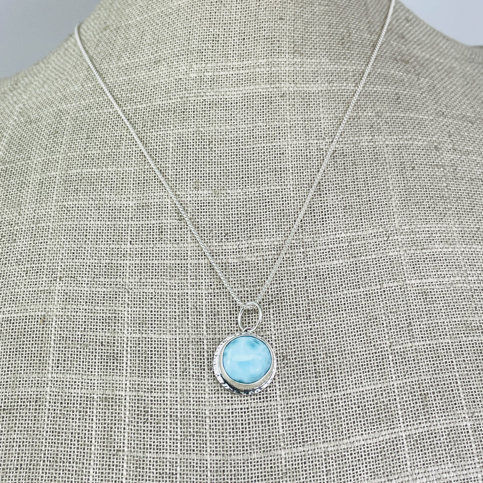 Larimar Pendant Necklace