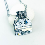Sterling Silver Moon Goddess Totem Necklace