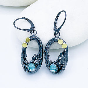 Nest Jewelry Earrings | Apatite Dangle Earrings