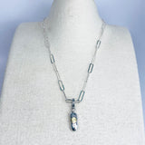 Recycled Sterling Pendant Nugget Pendant