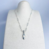 Recycled Sterling Pendant Nugget Pendant