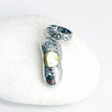 Recycled Sterling Pendant Nugget Pendant