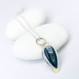 Orthoceras Pendant Necklace Sterling Silver - Quiet Wonder Talisman