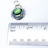 Peridot Pendant Necklace - Verdant Ember Talisman