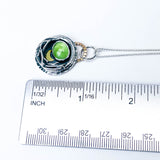 Peridot Pendant Necklace - Verdant Ember Talisman