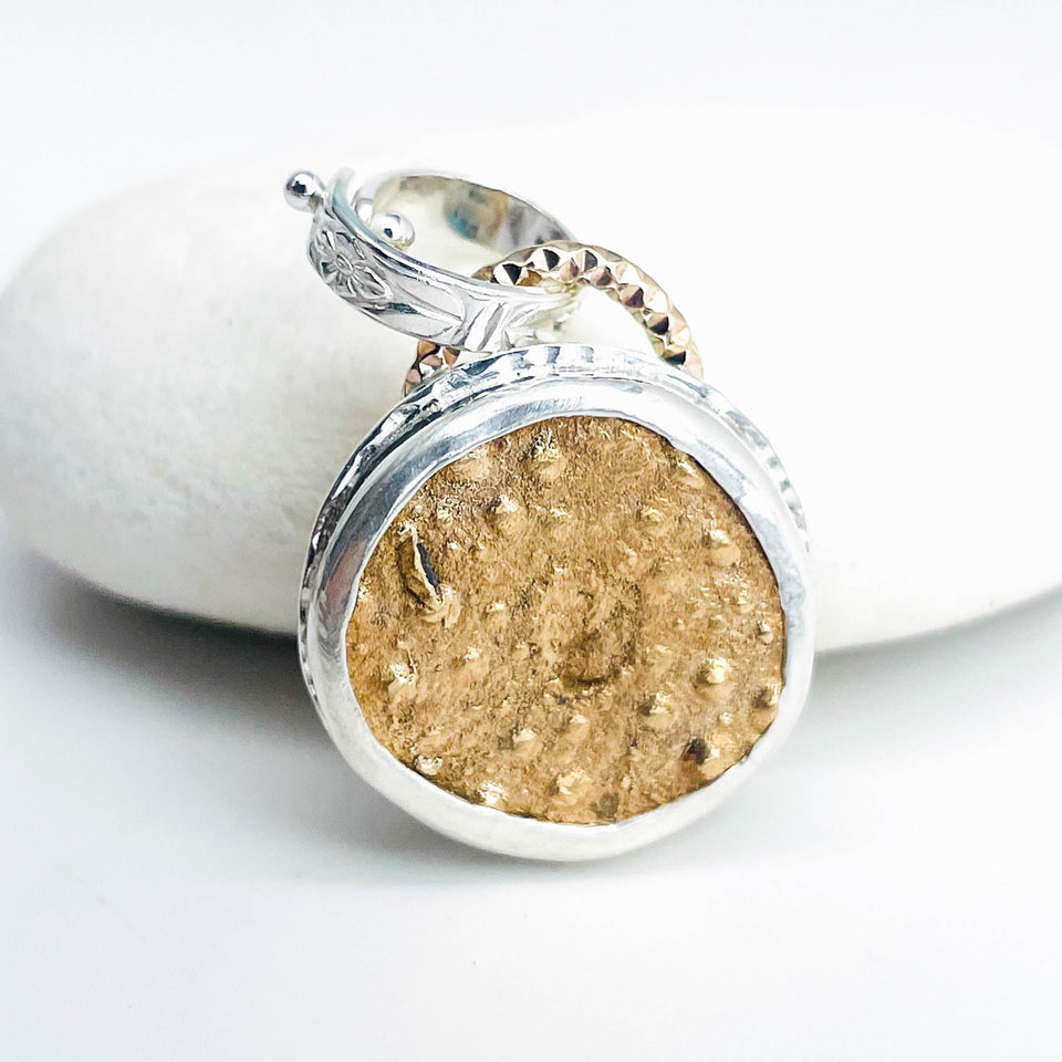 Bronze Sea Urchin Pendant