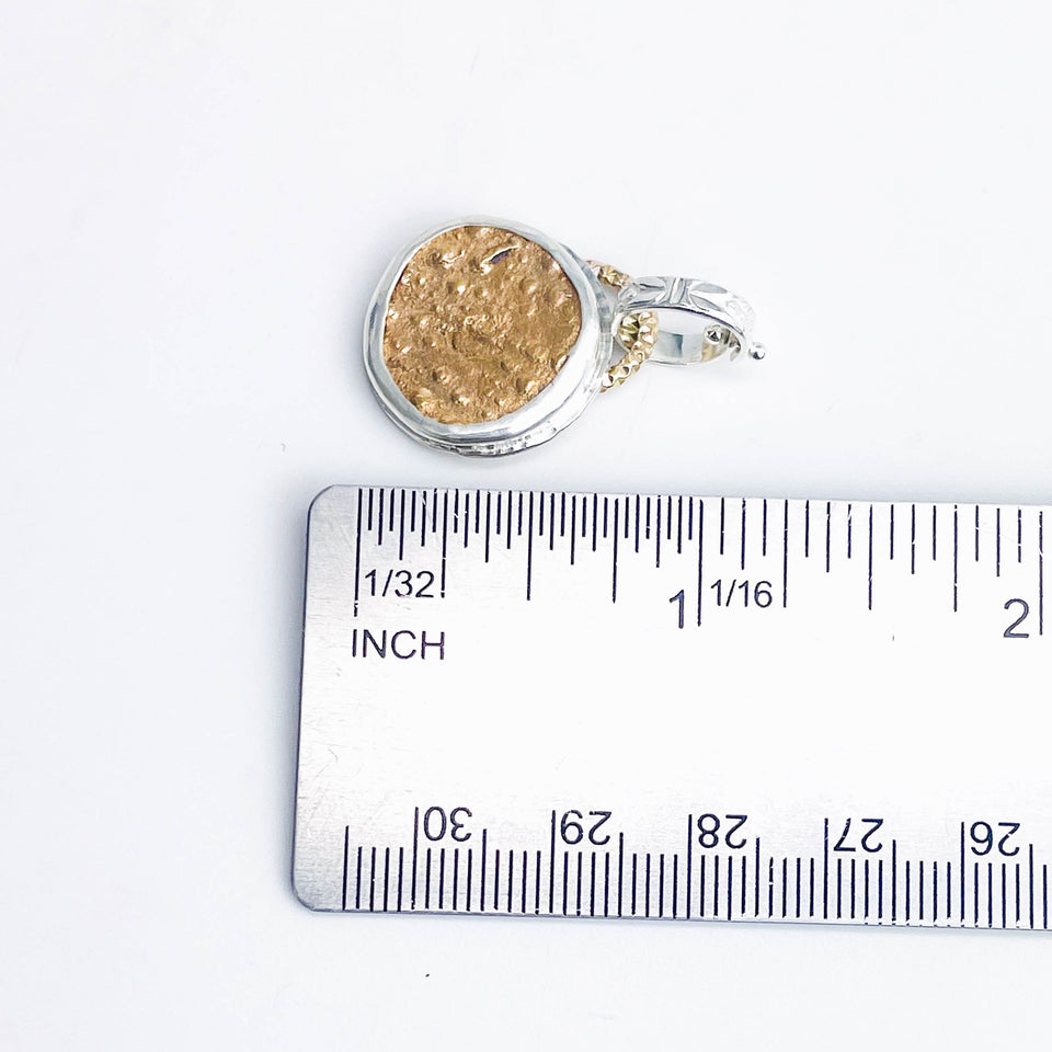 Bronze Sea Urchin Pendant
