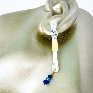 Sterling Silver Totem Talisman Earrings