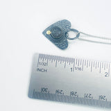 Sterling Silver Gunmetal Finish Moon Face with Gold Pendant - DawnsArtisanJewelry.com