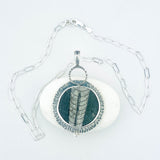 Sterling Silver Orthoceras Necklace Pendant - DawnsArtisanJewelry.com