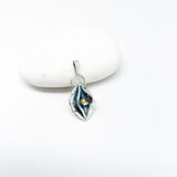 Sterling Silver Necklace - Birth Flower Pendant with Citrine