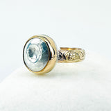 Gold and Silver Ring Size 5 3/4