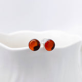 Petite Sterling Silver Stud Earrings With Stones