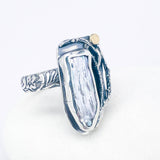 Sterling Silver Biwa Pearl Ring Size 7 1/4