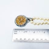 Bronze Lotus Flower Pendant Necklace - Journey Talisman