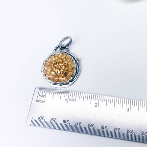Bronze Lotus Flower Pendant Necklace - Journey Talisman