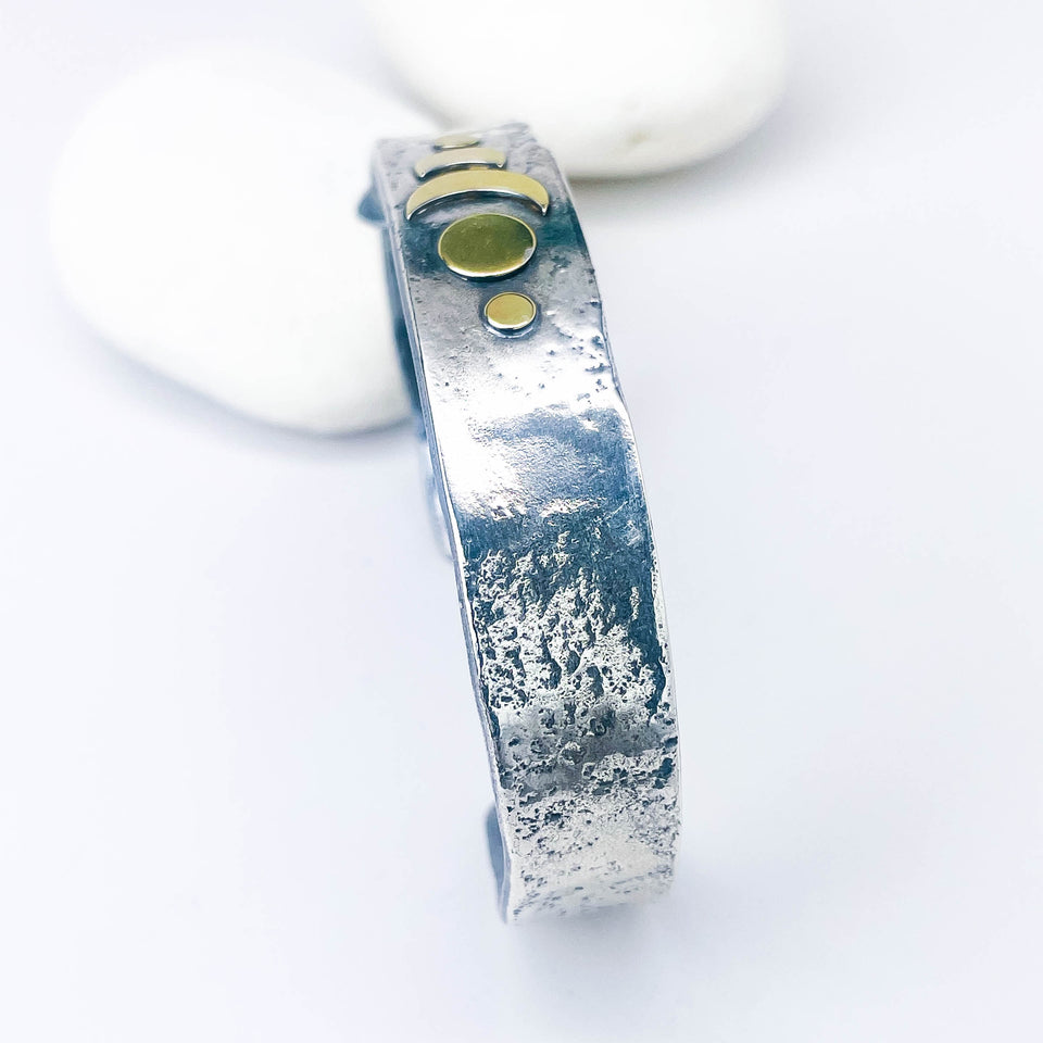 Celestial Cuff Bracelet Sterling Silver