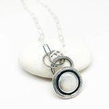 Freshwater Coin Pearl Necklace Pendant